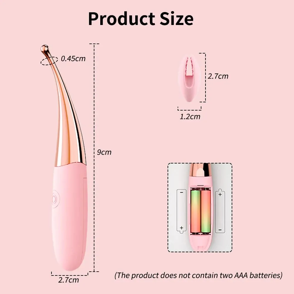 Vibrador poderoso de alta frequência para ponto g, estimulador de clitóris e mamilo, masturbador, massagem, brinquedos sexuais para mulheres e adultos