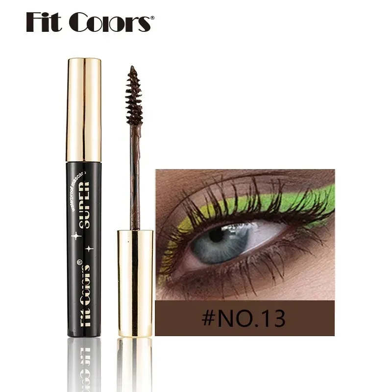 Rímel colorido maquiagem 4d sedoso natural cílios longos rímel à prova dwaterproof água extensão de longa duração grosso curling rímel