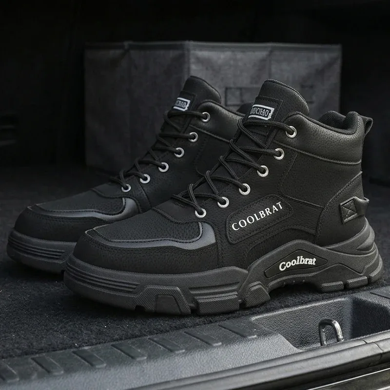 Primavera/verão tamanho grande moda meados de corte simples de alta qualidade durável confortável negócios casuais esportes ao ar livre sapatos masculinos
