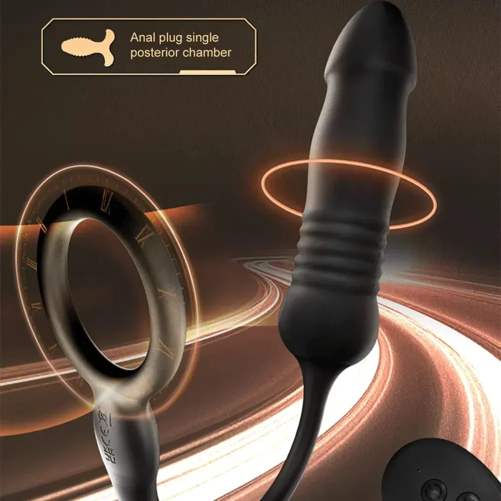 Vibrador telescópico vibrador g ponto massagem remoto vibratório ovo clitóris estimulador anal plug vibrador brinquedos sexuais para mulheres homens gay