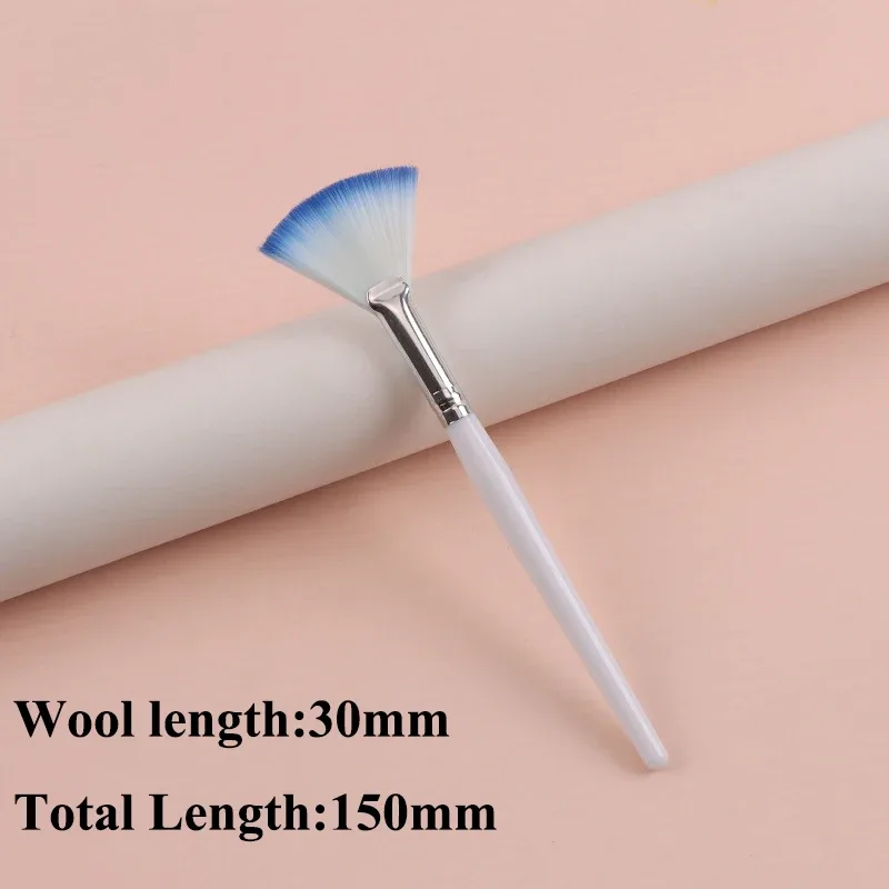 Practical Facial Brushes Fan Makeup Brushes Portable Mask Brush Cosmetic Tools for Women Flexible Facial Soft Mask Applicator
