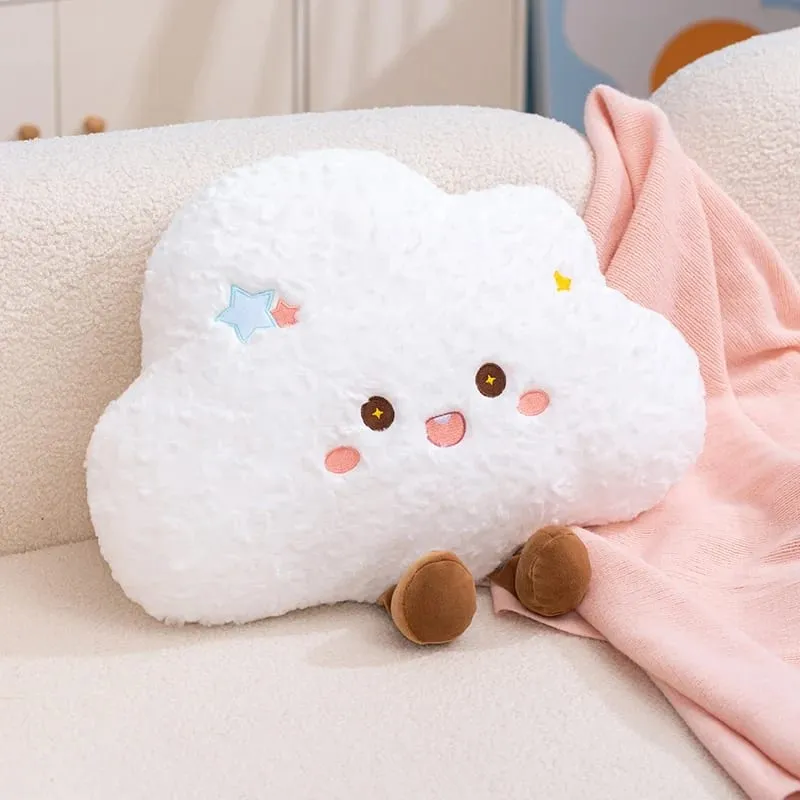 لطيف الكرتون قوس قزح سحابة وسادة Kawaii وسادة محشوة لينة ملء المنزل مكتب سيارة وسادة نوم مسند الظهر هدايا جيدة — image 8