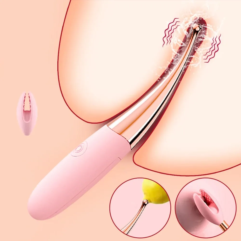 Vibrador poderoso de alta frequência para ponto g, estimulador de clitóris e mamilo, masturbador, massagem, brinquedos sexuais para mulheres e adultos