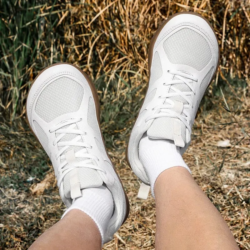 Mais tamanho minimalista sapatos descalços leve respirável zero solas homens tênis de corrida ao ar livre dedo do pé largo sapatos casuais caminhada