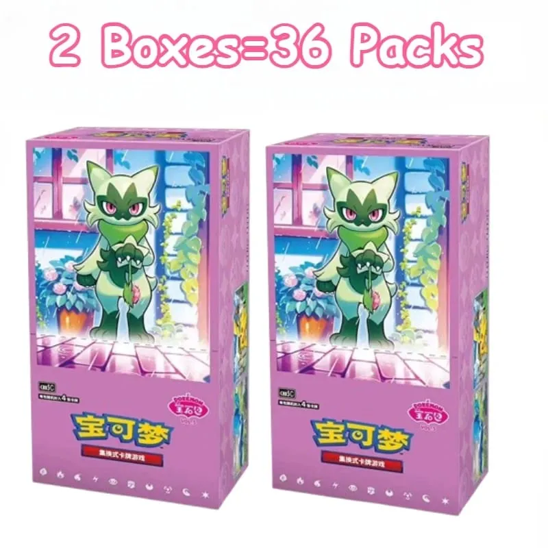 100% original pokemon 17.5 eevee booster pack gem pack vol1 2 3 4 5 cartões pokemon ptcg negociação gem saco cartões coletados brinquedo presente