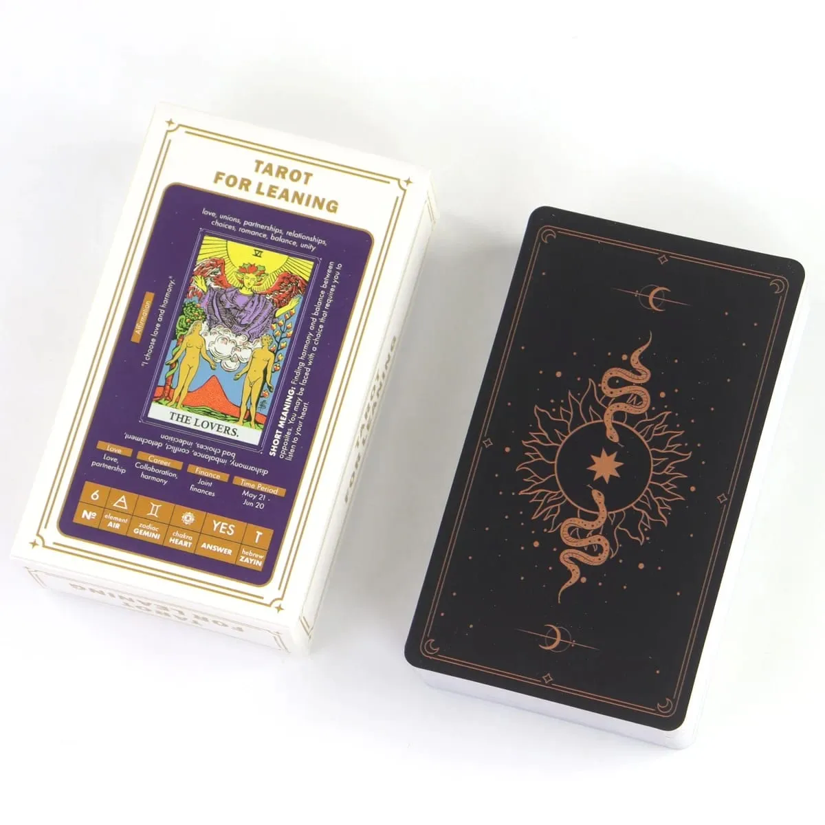 Tarô para aprendizagem - Cartas de tarô com significados - Baralho de tarô para iniciantes 10,3 * 6 cm 78 cartas