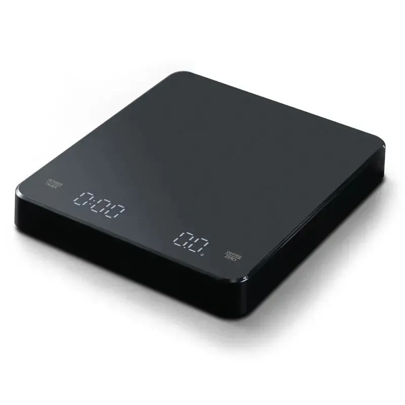 Balança de café expresso digital recarregável USB com temporizador Tela LED 3kg 0,1g Balança de cozinha de precisão Suporte para conversão de unidade g oz ml