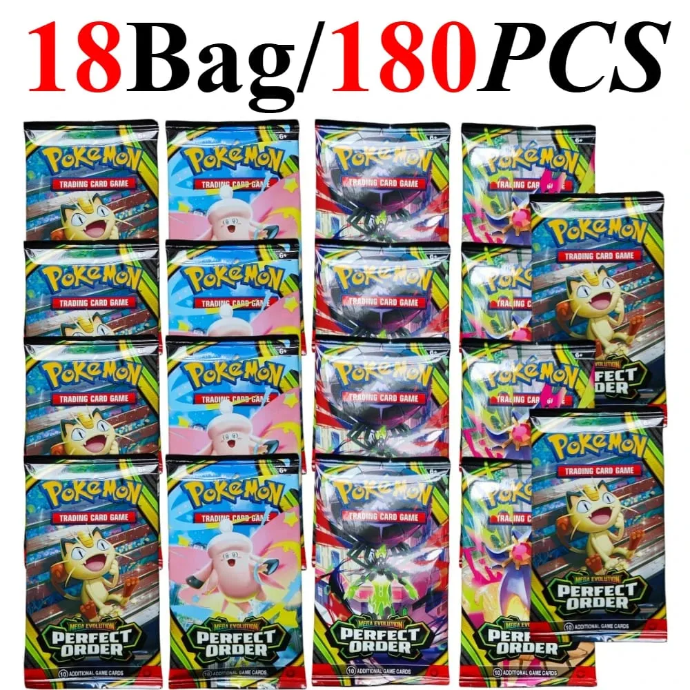 Pokémon TCG Mega Evolution - Pitch Black Booster Display Box Phantasmal Flames Booster Box Coleção de jogos de cartas colecionáveis ​​em inglês