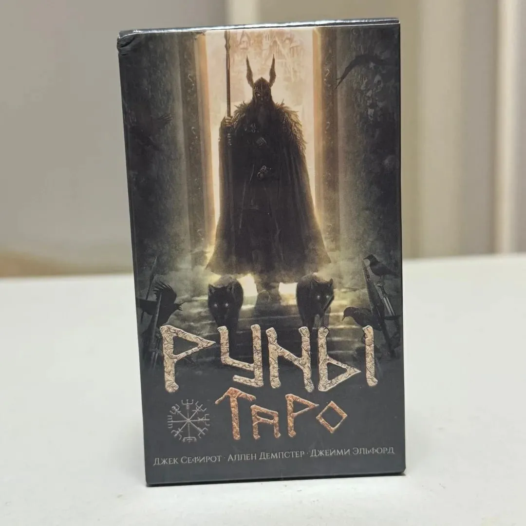 Cartas de tarô rúnico versão russa 80 cartas jogo de tabuleiro