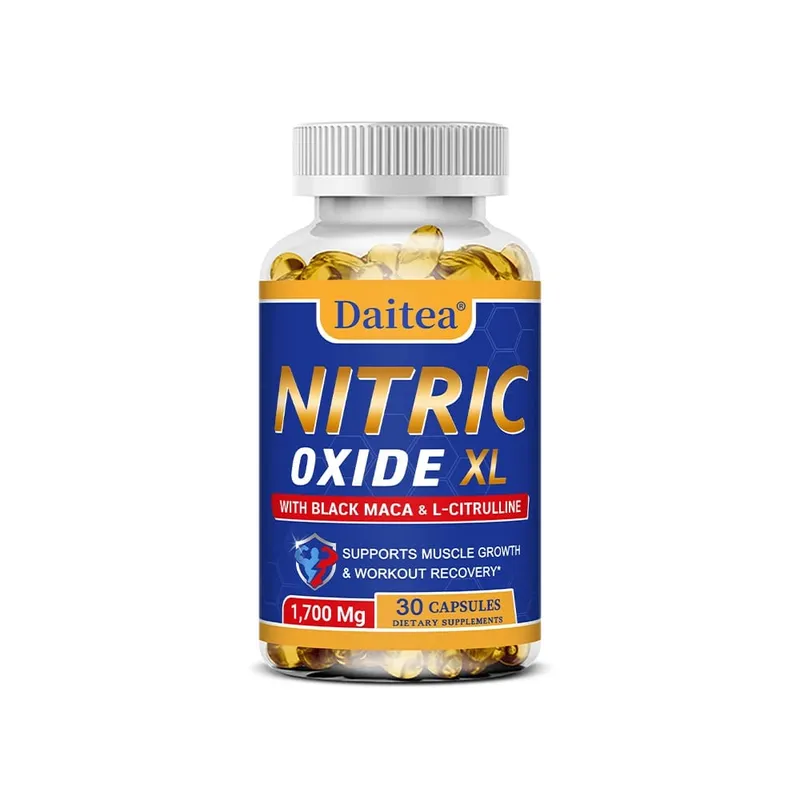 Óxido nítrico - cápsulas de suporte à saúde masculina contém extrato de raiz de maca em pó para crescimento e fortalecimento muscular