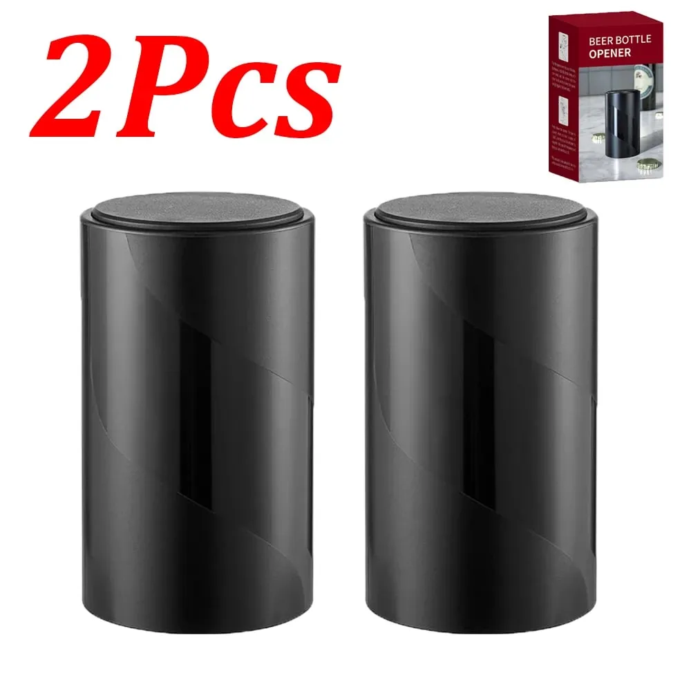 Abridor automático de garrafas de cerveja, abridor de garrafas para baixo, vinho, cerveja, soda, acessórios de cozinha, 1-4 unidades