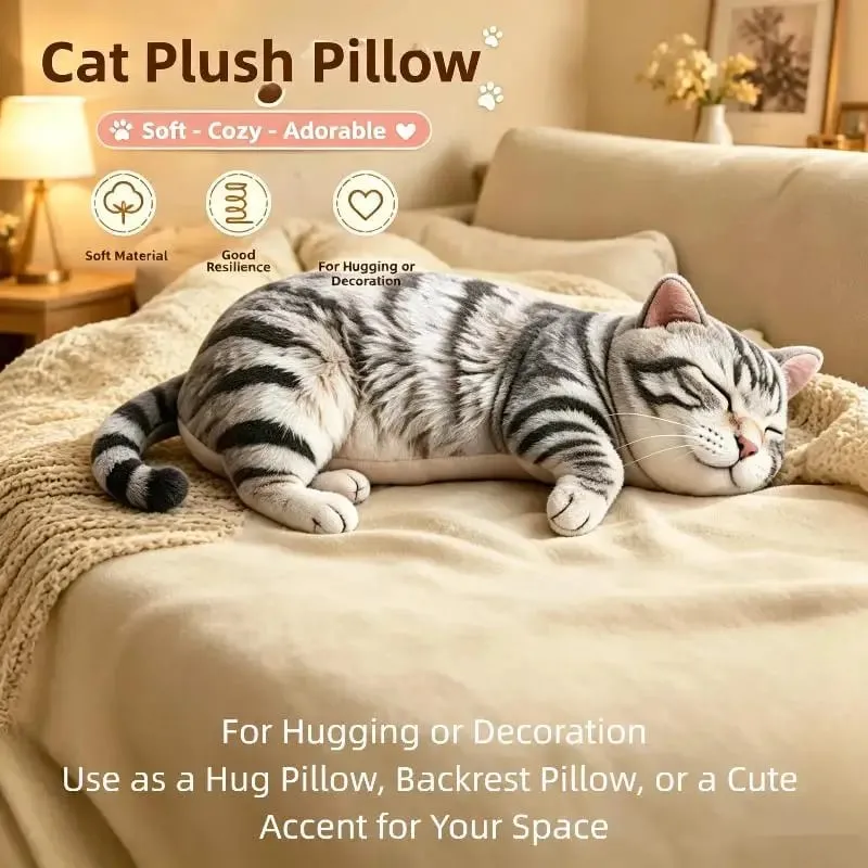 Travesseiro de pelúcia de porco realista 3D Almofada decorativa de tecido super macio e aconchegante para sofá cama, quarto, decoração de casa