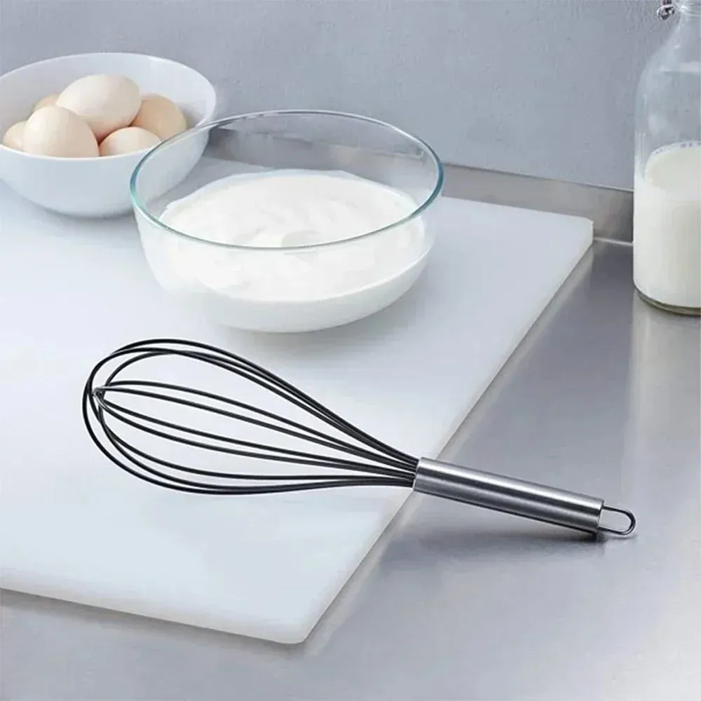 10-inchManual Egg Beater Stainless Whisk Kitchen Wire Balloon Whisk Milk egg cooker Egg Mixing Mixer Tools kitchen gadgets