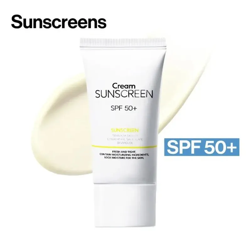 60g/50g Multi-efeito Reparação Creme Protetor Solar de Verão SPF50 + Protetor Solar Creme de Isolamento Corretivo Suave Leve