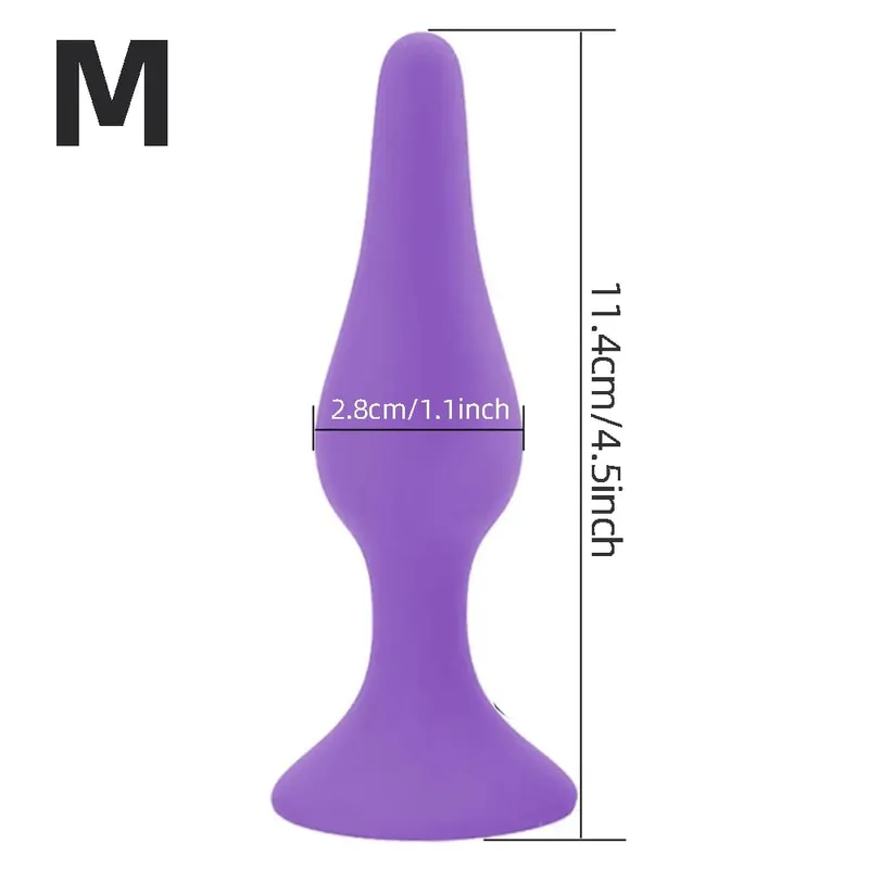 Plugue anal de silicone para iniciantes, plugue anal para homens e mulheres, massageador de próstata para gays, mini bala anal, masturbador, brinquedo sexual para homens
