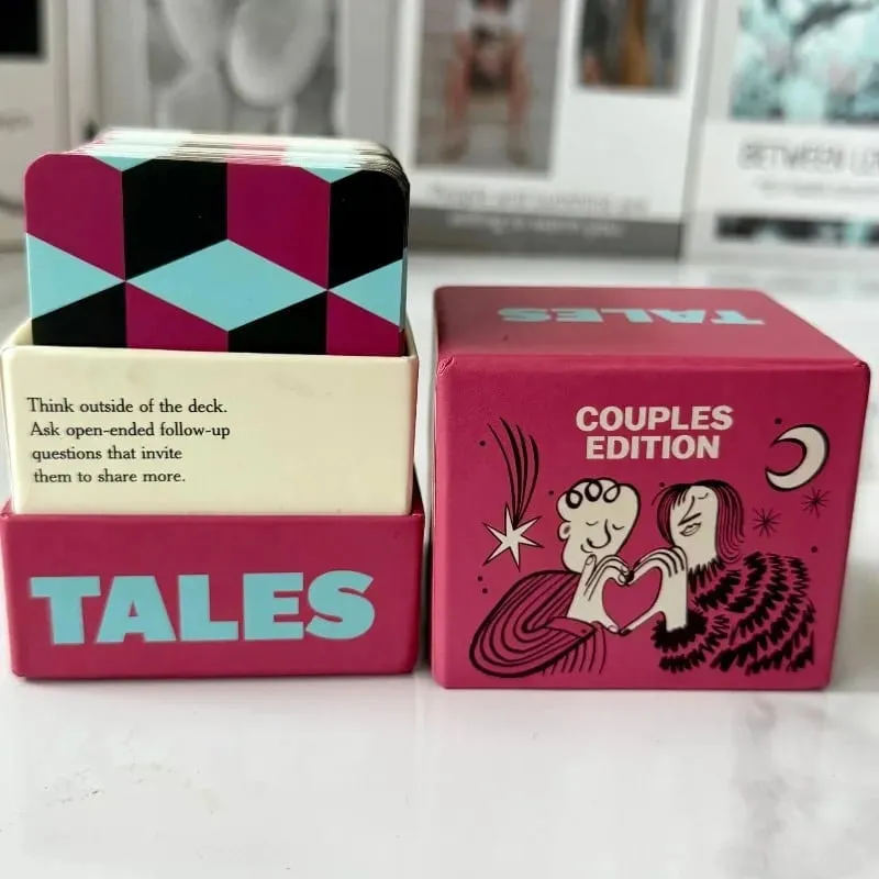 對話卡牌遊戲情侶與家庭版互動問題卡聚會家庭情侶對話遊戲玩具禮物