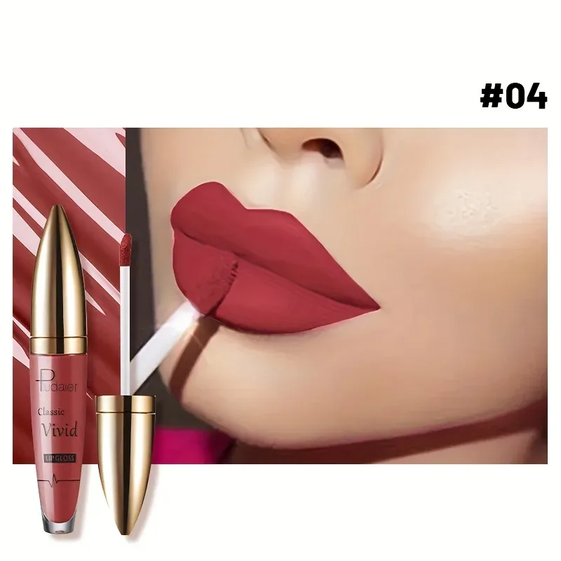 High Pigmented Matte Lip Glaze - Long-Lasting Smudge Proof Liquid Lipstick Makeup Valentine's Day Gifts Women's Day Gift