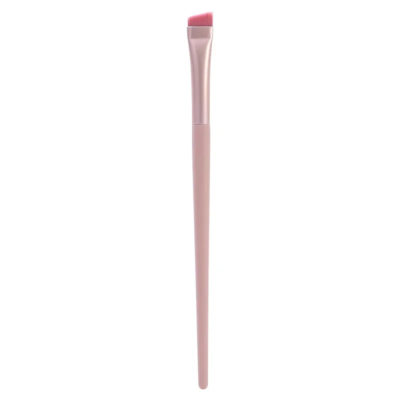 Pincel de delineador plano angular, 5 peças, cerdas macias sob os olhos, sobrancelha, atualização, pincel de maquiagem ultrafino, ferramentas de detalhes precisos