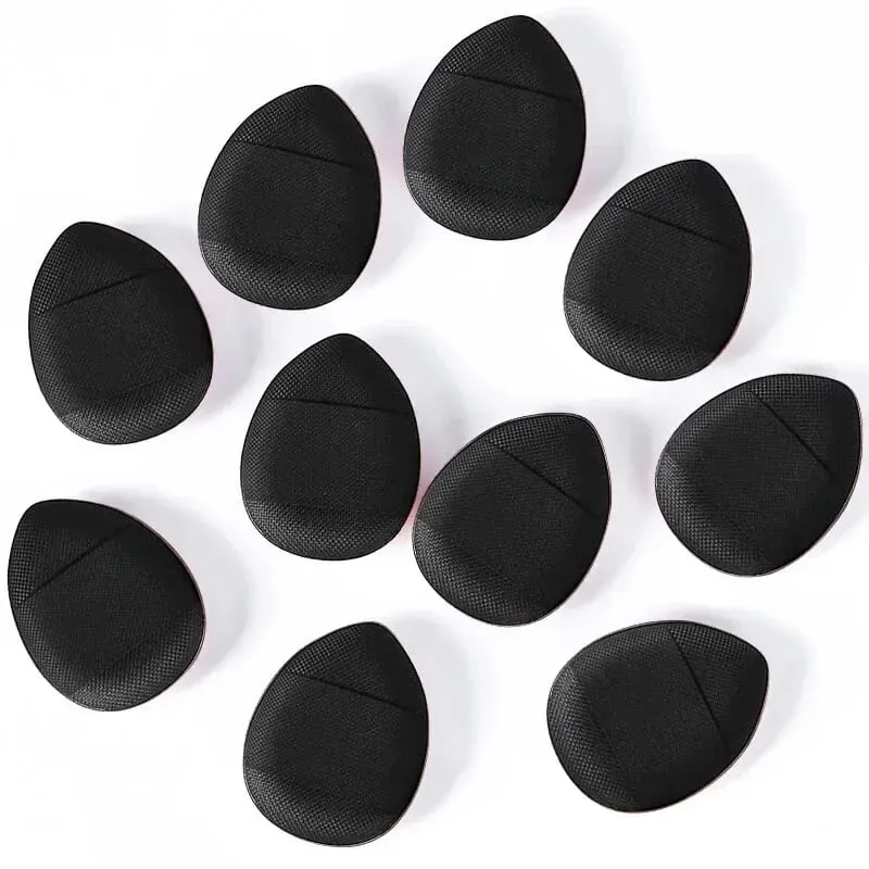Pincéis de cerdas macias para sombra, conjunto de 10 peças, maquiagem para os olhos, manchas, delineador disfarçado, detalhe dos olhos, pequenos pincéis de maquiagem