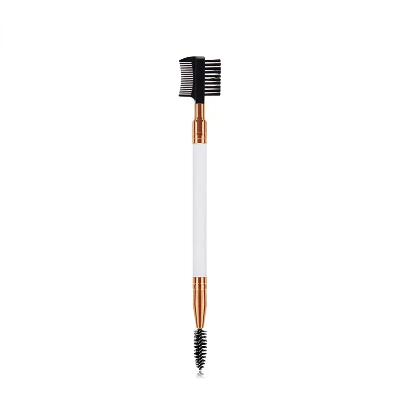 3/10 PC 1PC Pincel de pente de sobrancelha de ponta dupla Pincéis de maquiagem de beleza Aplicador de cílios Ferramenta de maquiagem profissional