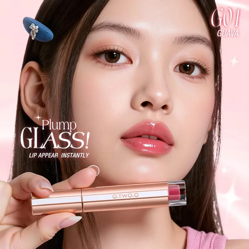O.TWO.O 8pcs conjunto de batom líquido brilho labial acabamento brilhante alto brilho longa duração hidratar antiaderente batom vítreo conjunto de maquiagem — image 2