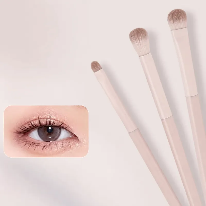 Conjunto de pincéis de maquiagem para iniciantes sombra de olho blush contorno mistura nariz sombra corretivo kit completo para novos usuários essencial — image 3
