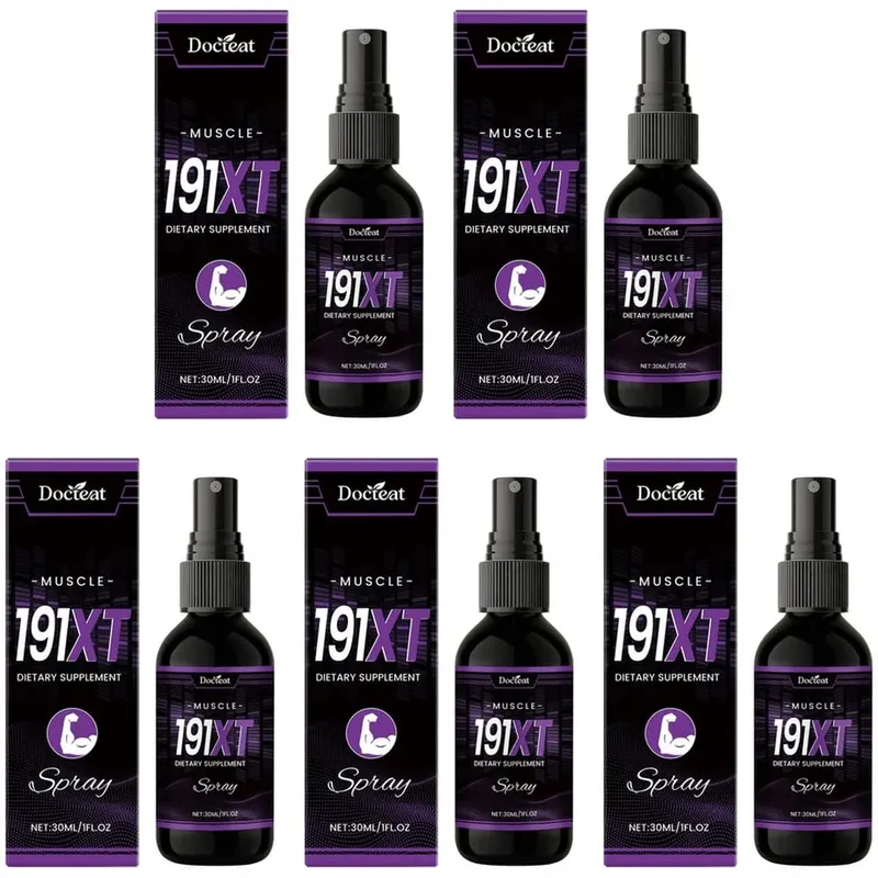 191XT Muscle Spray with Vitamin B3 L-Arginine and Tribulus Terrestris Extract for Muscle Support Endurance 30 ML