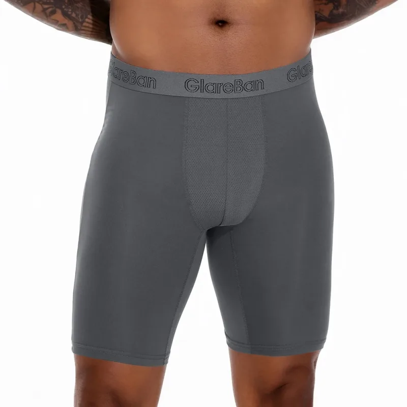 4 Pieces Mixed Colors Quick-Dry Long Leg Boxer Briefs Underpants Underwear For Home And Sports Hight Quality Male Panties Pants