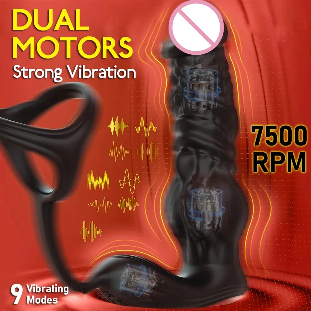 Vibrador retrátil com controle remoto/aplicativo, 6 em 1, massageador de próstata masculino, impulso de alta velocidade, plugue anal elétrico, vibrador anal, brinquedos sexuais
