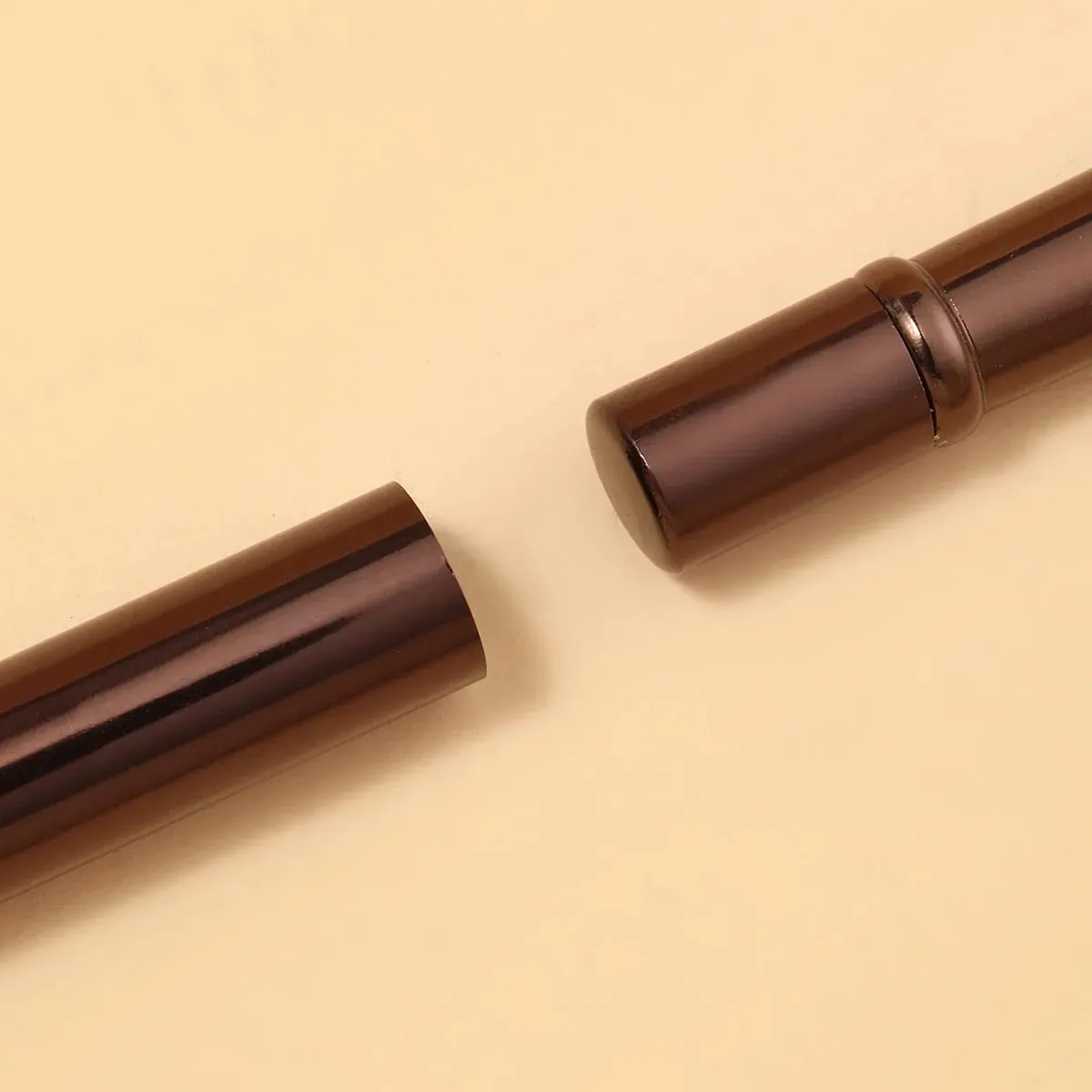 6 pçs portátil maquiagem escova substituição cabeça conjunto nariz sombra escova com caixa para mulheres profissional cosméticos puff escova mais limpa