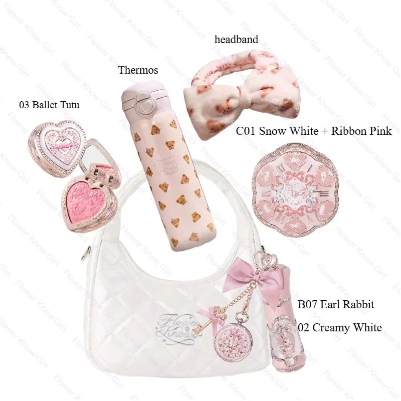 Flower Knows Bunny Garden All in One Makeup Gift Set Cushion Cream Lipstick Blush Thermos Cup for Complete Beauty Essentials — image 12