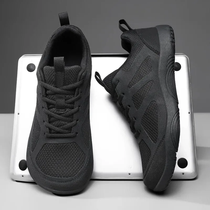 Mais tamanho minimalista sapatos descalços leve respirável zero solas homens tênis de corrida ao ar livre dedo do pé largo sapatos casuais caminhada