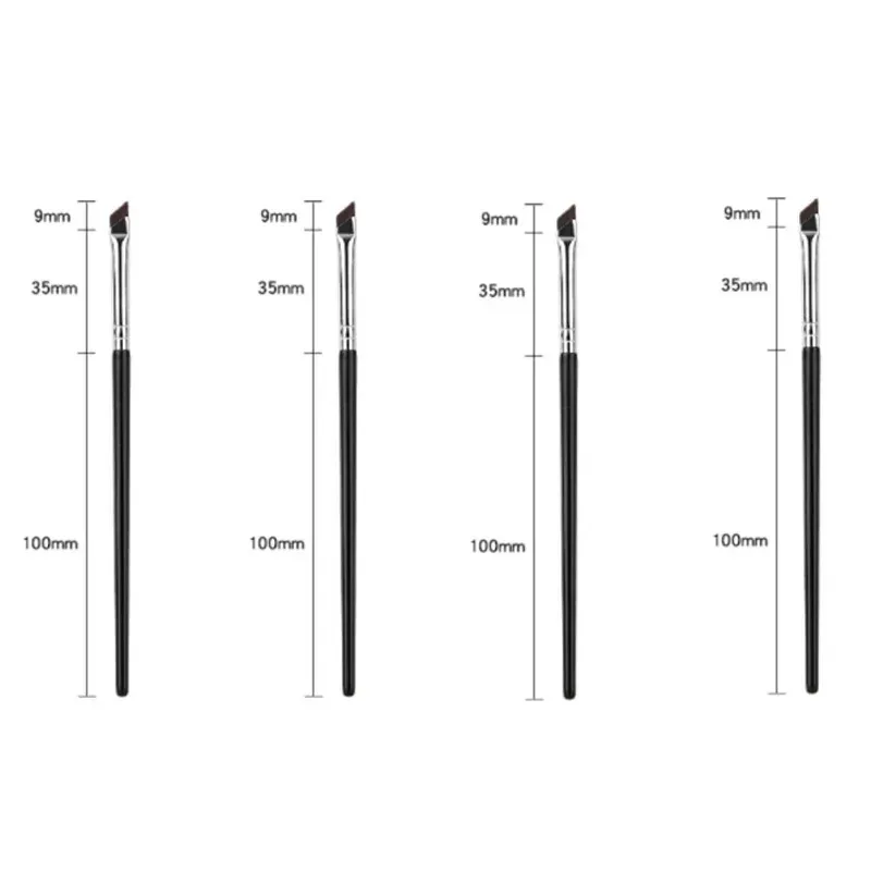 1-16 Chiếc Nâng Cấp Lưỡi Bút Kẻ Mắt Bàn Chải Siêu Mỏng Góc Mịn Flat Eyebrow Brush Liner Brow Nơi Cọ Trang Điểm Chính Xác Chi Tiết Bàn Chải