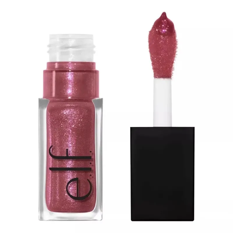 ELF Fashion Makeup Cosmetics Liquid Foundation Concealer and Brightening Lip Gloss with Flashing Lights Lip Oil Glossy Finish