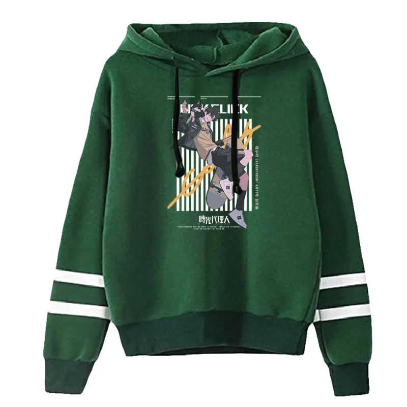 Link Click Anime Hoodie Unisex Pocketless Parallel Bars Sleeve Sweatshirts Women Men Hoodies Harajuku Streetwear Fashion Clothes