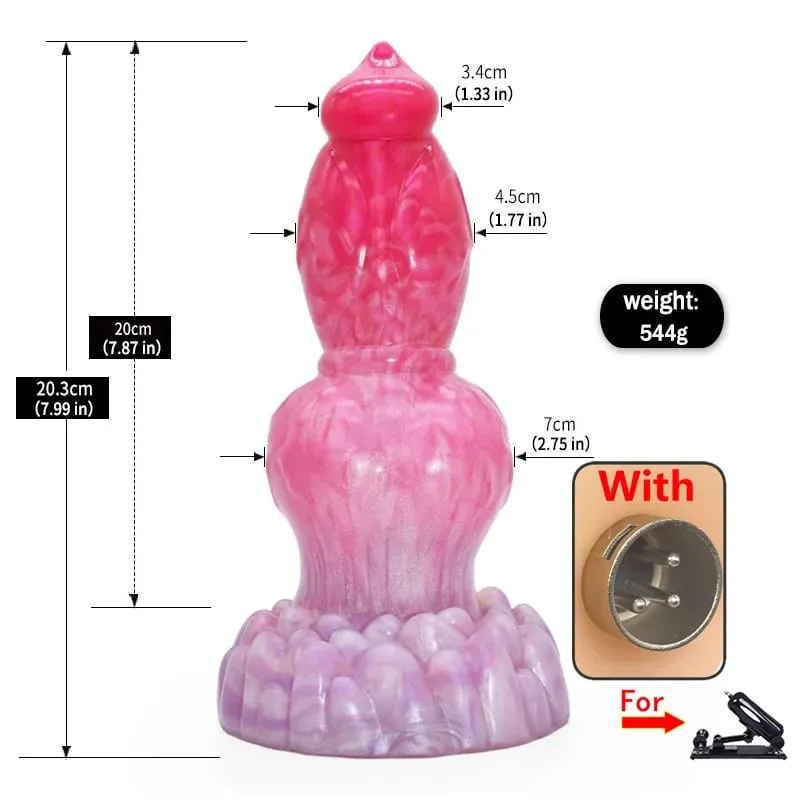 Diy anexos cão nó vibrador com adaptador 3xlr silicone líquido grande pênis anal plug brinquedos sexuais rápido ar vac-u-lock conector