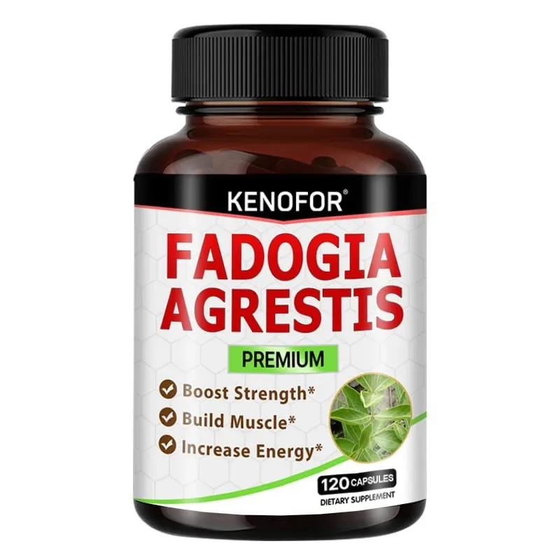 Fadogia Agrestis 膠囊 - [最大強度] - 力量驅動運動表現肌肉質量不含麩質非基因改造