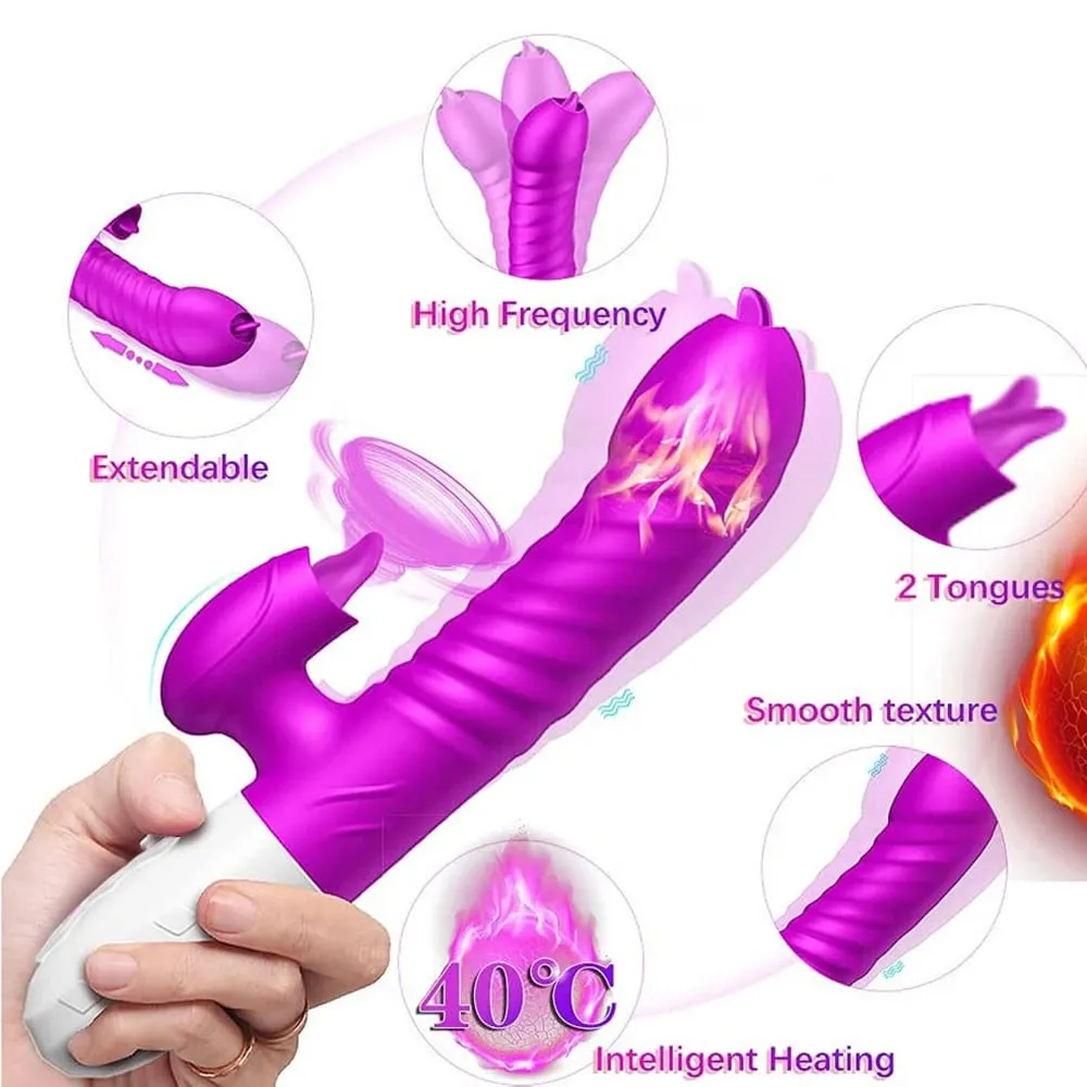 Vibrador de orgasmo rápido vibrador para mulheres lambendo vibradores de aquecimento clitóris estimulador de ponto g vibro feminino clit otário brinquedo sexual adulto