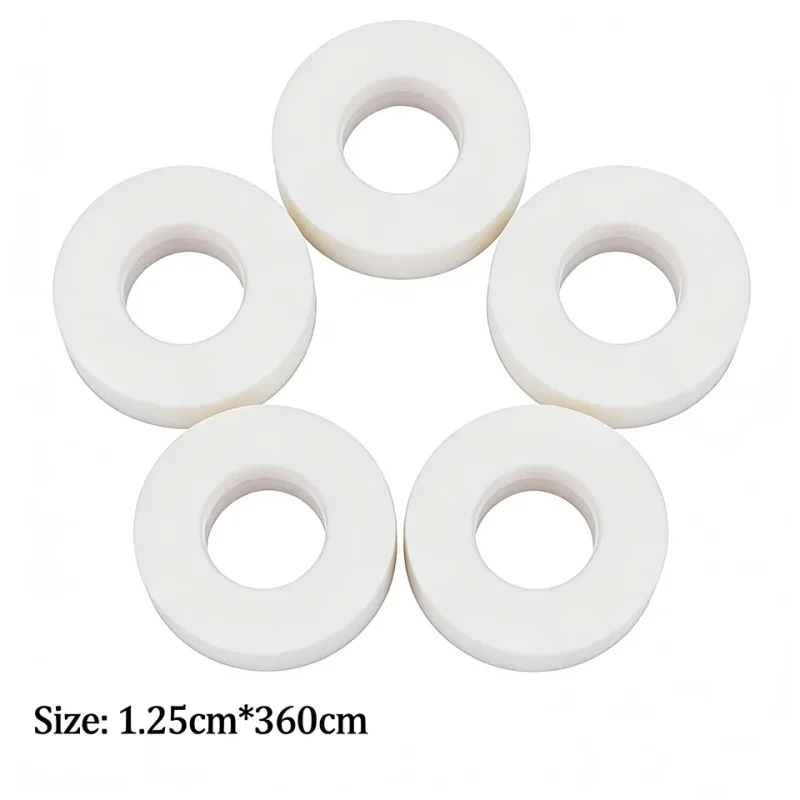 5/10Rolls Silicone Gel Tape for Lash Extensions Non-Woven Breathable Sensitive‑Skin Under‑Eye Patch Lash Tape Makeup Tool Supply