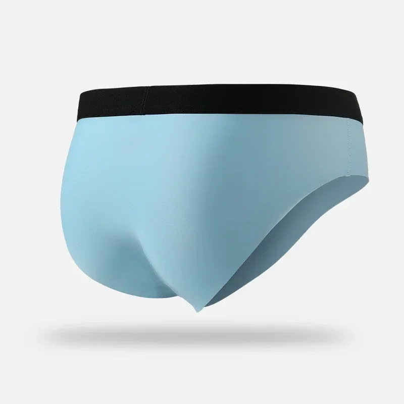 Cuecas com textura de seda gelada 3PC, super frescas na pele no verão, aproveite o toque sedoso