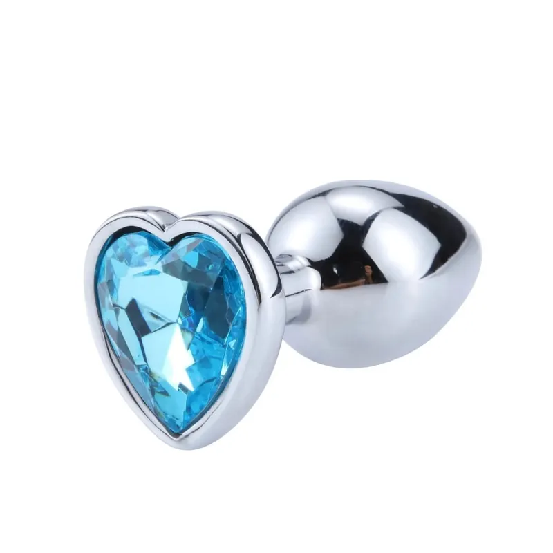 Plugue anal s/m/l em formato de coração, contas anais de cristal de metal, massageador de próstata, produtos adultos gays, loja de brinquedos sexuais para mulheres e homens — image 13