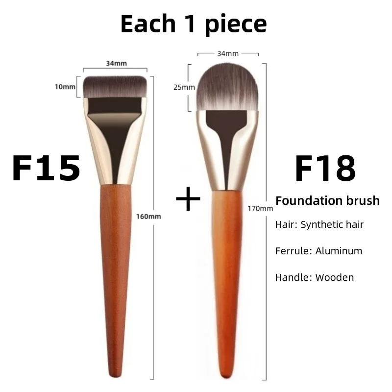 Ultra Thin Foundation Makeup Brushes Flat Top Angled Professional Face Contour Make Up Brush