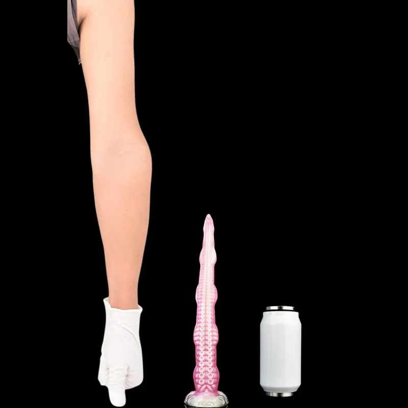 65cm longo butt plug com ventosa s m l xl xxl fantasia polvo perna vibrador anal contas 5 tamanhos brinquedos sexuais para mulher homem — image 24