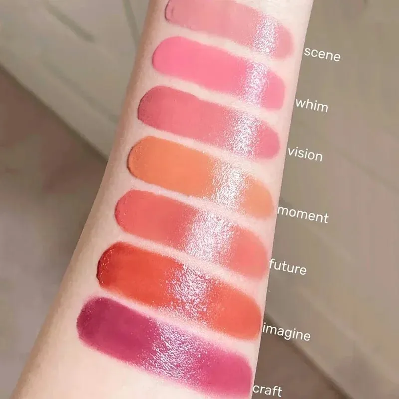 Ampulheta fantasma brilhante sólido batom brilho labial anti-manchas hidratação de longa duração sem desbotamento natural fresco brilho maquiagem — image 7