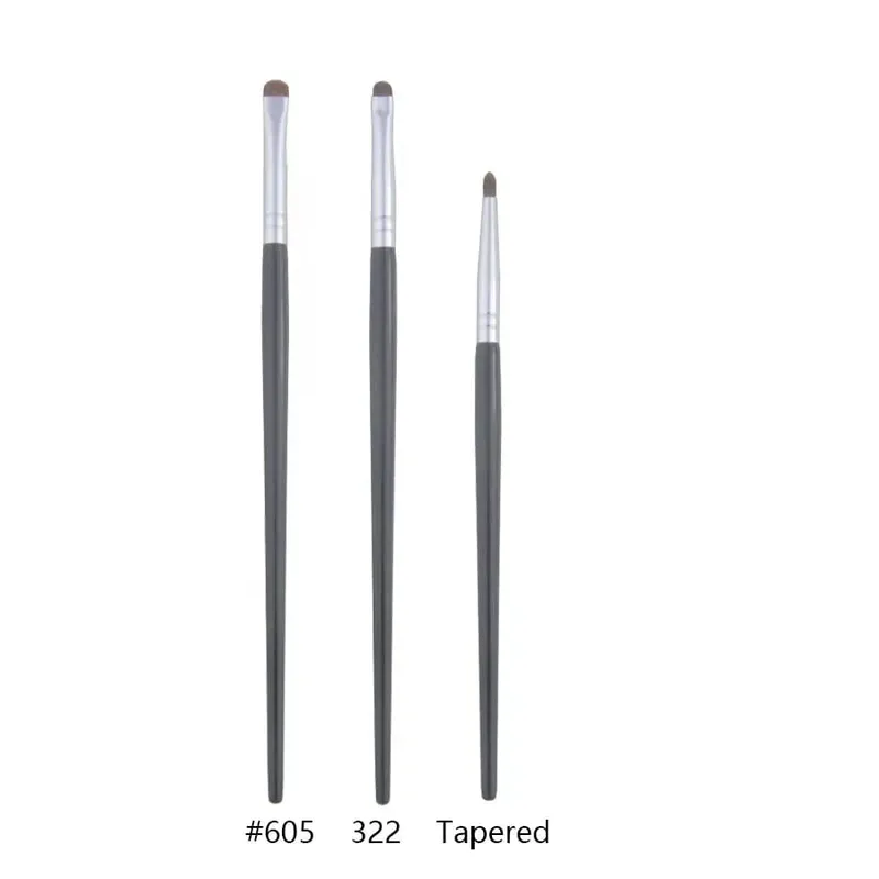 1pc detalhe pequena sombra compõem escova de cabelo pônei precisão sombra de olho pincéis de maquiagem cônico manchas ferramentas cosméticas
