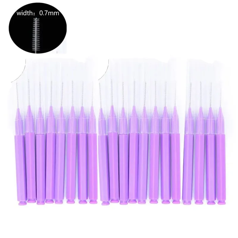 20 pçs mini escova de sobrancelha sobrancelha perm escova descartável sobrancelha levantamento escovas dobrável micro cílios escova aplicadores ferramentas de maquiagem — image 8