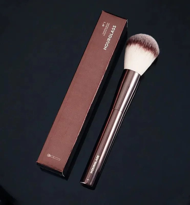 1 pc HG Pro Makeup brushes Powder contour Blusher Make up brush Highlight Bronzer exquisite Professional metal handle with box