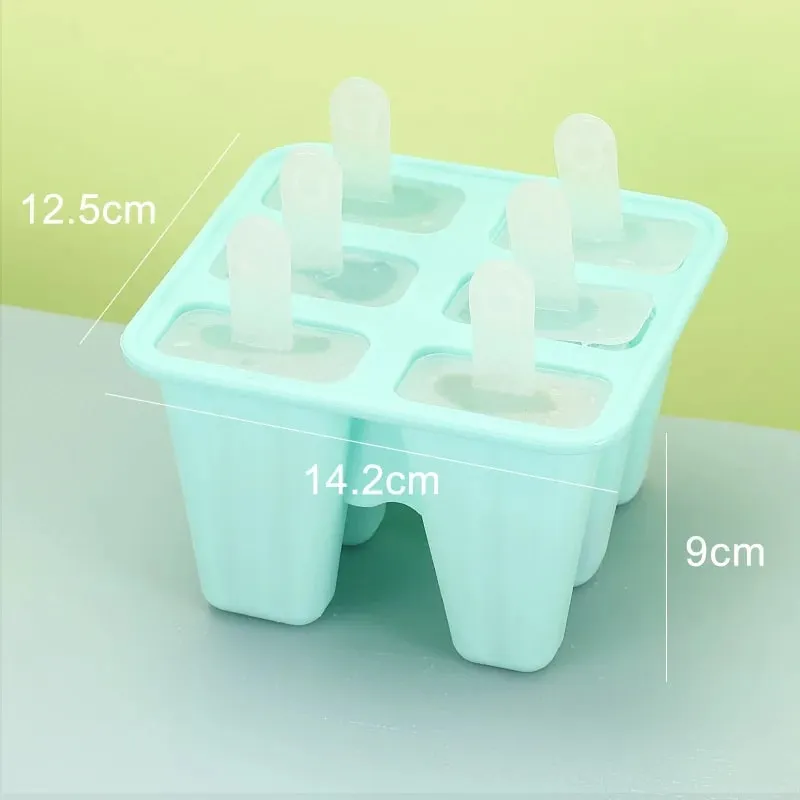 冰棒模具 6 件矽膠冰棒模具不含 BPA 冰棒模具可重複使用易脫模冰棒製作 — image 11