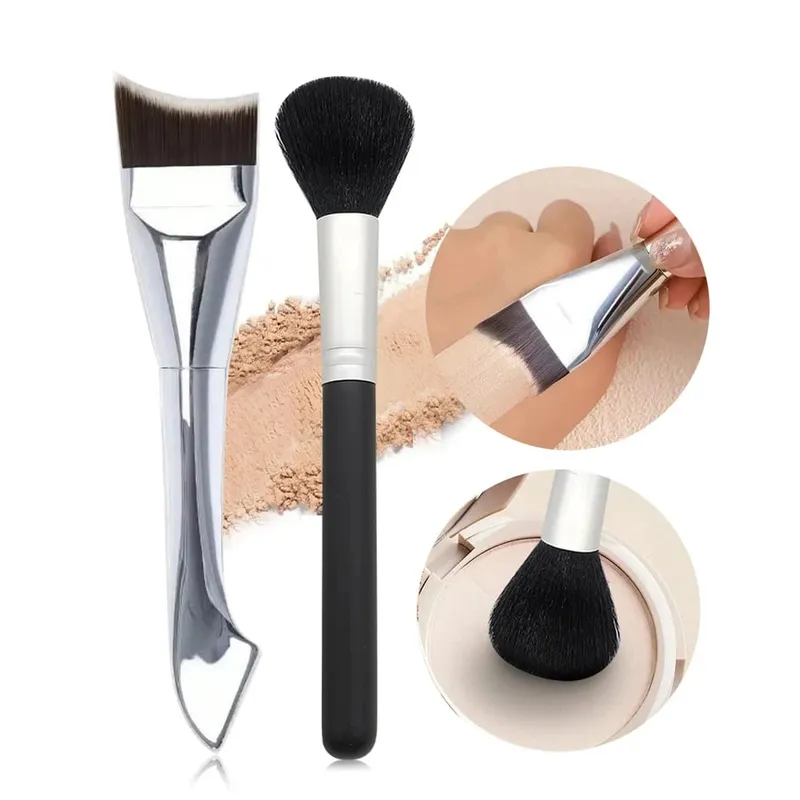 Pincel de maquiagem com design crescente atualizado, pincel ultrafino e suave para aplicação de máscara líquida, espátula, pincéis de maquiagem, ferramentas de beleza