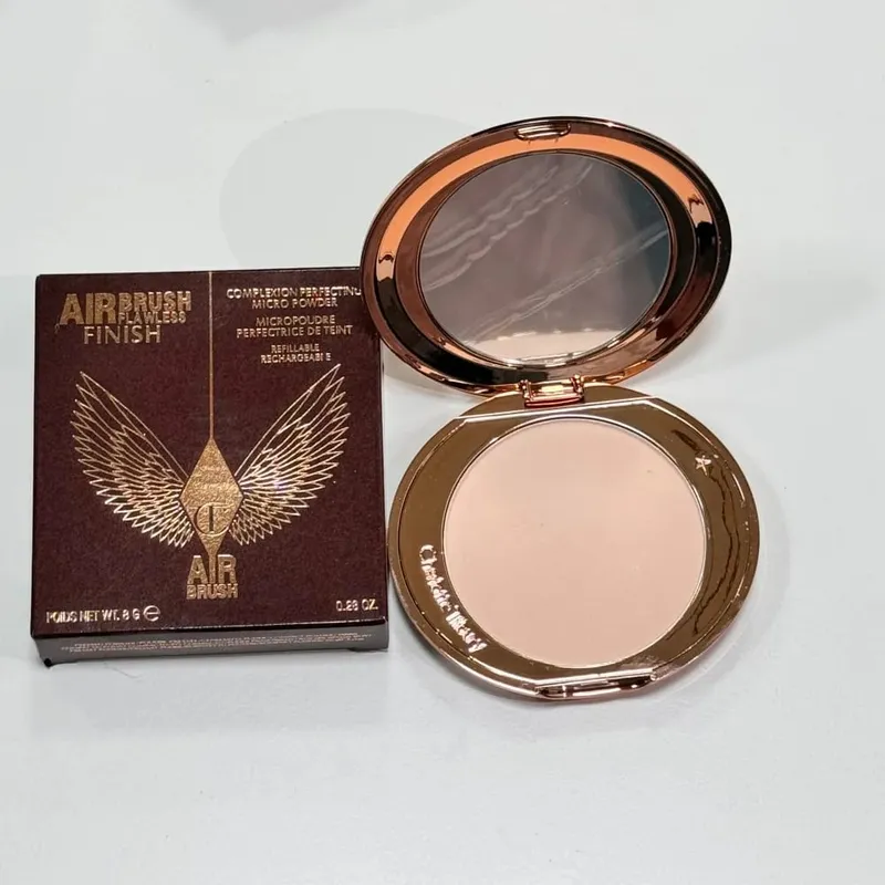Charlotte Tilbury Liquid Foundation Cushion Foundation Setting Spray Pressed Powder Love 2 Color Powder Blusher Eyeshadow Rouge